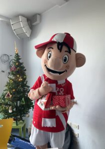LAUZI (Maskottchen Energie Cottbus) zu Gast